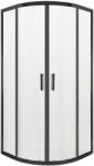 Kerra Soho Black 80 íves zuhanykabin zuhanytálca nélkül (SOHO-80-BL-SOLO) - leziteronline