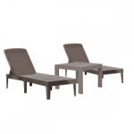 Keter Jaipur duo kerti nyugágy set Rosario asztallal barna (661868_237958_2)