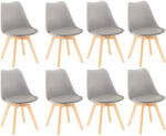 Leziter Silla étkezőszék 8 db szürke színben (DA232AG_8) - leziteronline