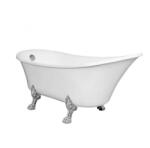 Kerra Antica szabadon álló kád króm lábakkal és leeresztővel (ANTICA_ACHR) - leziteronline