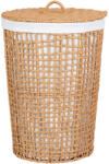 House Nordic Pomal szennyeskosár, papír, natúr, fehér, 42x56 cm (4401548) - leziteronline