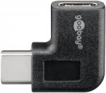 Goobay USB-C - USB-C adapter 90° fekete (45402) (45402)