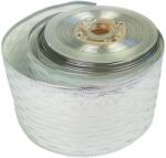 LAALU Szalag - ezüst, fényes mintával, 6 cm × 10 m (LAU-1391)