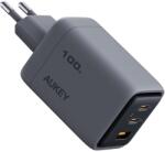 AUKEY Adaptor priza AUKEY Comet Mix 3, 100W, Gri (PA-C5-GRY)