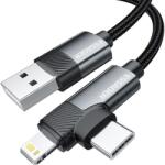 Essager William USB-A / USB-C - Lightning, 3A, 2 м (EXCATL-WLA0G-P)
