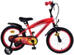 E & L Cycles Bicicletă pentru copii cu roți ajutătoare E&L cycles - Mașinile, 16 (21635-SAFW)