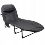  Trizand 25380 Kemping összecsukható nyugágy matraccal, szürke (25380)