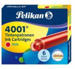 Pelikan Tollpatron Rövid Piros 6 Db (301192)