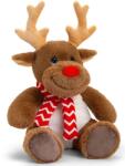 Keel Toys Keeleco - Rudolph renul cu eșarfă, 35 cm (SX1936)