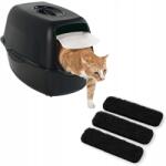 Rotho Bailey macska alomtálca, fekete, szűrővel, XL (4004590000AR)