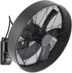 ZEVENTI - стенен вентилатор fanny 50w/230v черен + дистанционно управление (zv0050)
