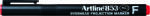 Artline Marker OHP permanent Artline 853, varf fin - 0.5mm - rosu (EK-853-RE)