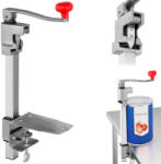  Professzionális konzervnyitó, akár 34 cm-es konyhapultra szerelhető