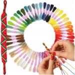 MAALEO Mulina Hímző készlet Mulina Színes hímző cérna 50db-os