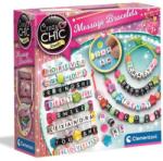 Clementoni Crazy Chic: Üzenj a karkötőddel! - betűs karkötő készítő készlet (18640) - jatekbolt
