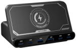 BlitzWolf Incarcator de retea BW-S26 Wall charger 250W 2x USB, 4x USB Type-C, Wireless Negru (46772) - pcone