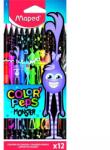 Maped Color Peps Monster, комплект триъгълни цветни моливи - 12 бр (IMA862612)