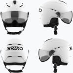 Briko Cască de schi Briko Elio Visor matt white/black