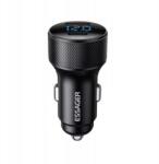 ESSAGER Încărcător auto cu afișaj digital PD3.0 + QC3.0 45W (ECCPQ-RY01-P)