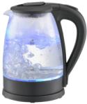 Elit Fierbător electric ELIT WKS-1.8, 2200W, 1.8L, Sticlă cu iluminare LED, Oprire automată, Negru Fierbator