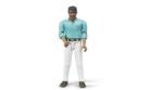 BRUDER Figura bărbat, piele închisă la culoare, pantaloni albi (60003) Figurina