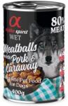 Alpha Spirit Meatballs - Sertéshús köménnyel 12 x 400 g