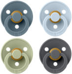 BIBS Colour cumi 4-es szett (Páva/Zsálya/Pasztellkék/Grafit) 0-6 hó
