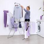 Brabantia 25 м сушилник за дрехи в метално сив цвят с допълнителна стойка Brabantia от серия HangOn (1004172)