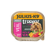 Julius-K9 tálka adult borjú&sütőtök 12x150g