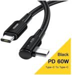 Essager Sunset USB-C / USB-C 2.0 3A, 60W, 2m, hajlított (EXCTT2-CGWTA01)