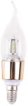  Bec Led Lumanare, 9W E14, Lumina Rece, Sticla Transparenta (E14 9W / LUMANARE RECE)