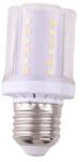  Bec Led Plastic, E27, 3 Faze De Lumina, Design Compact (E27 COMPACT PLASTIC)