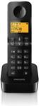 Philips D2601B/53 Dect Telefon Fekete 550 mAh