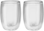Zwilling Sorrento Kávés Dupla Falú Üveg Pohár Szett - 200 ml, 2 darabos