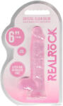 RealRock - dildo realist transparent - roz 15cm (8714273544346) Dildo