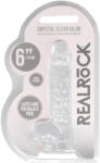 RealRock - dildo realist transparent - gel siliconic - 15 cm (8714273544353) Dildo