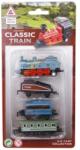 ReToys Fém vonat kocsikkal 4 darabos készlet - többféle Ajánlott 3-6 éves korig fiúknak (52388)