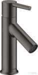 Hansgrohe AXOR STARCK 180 egykaros mosdó csaptelep automata leeresztővel, szálcsiszolt fekete króm 10102340 (10102340)