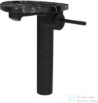 Laufen ADA magasított mosdó csaptelep lyukkal, leeresztő nélkül, PVD matt fekete/fekete márvány HF506714516000 (HF506714516000)