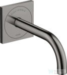 Hansgrohe AXOR UNO elektromos mosdócsaptelep 165 mm-es kifolyóval, polírozott fekete króm 38119330 (38119330)