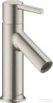 Hansgrohe AXOR STARCK 180 egykaros mosdó csaptelep automata leeresztővel, rozsdamentes acél hatású 10102800 (10102800)