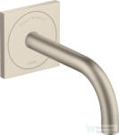 Hansgrohe AXOR UNO elektromos mosdócsaptelep 165 mm-es kifolyóval, szálcsiszolt nikkel 38119820 (38119820)