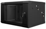 Lanberg 19" kétrészes fali rack szekrény 6U/600X600 lapraszerelt, szürke (WF02-6606-10S) - bbmarket