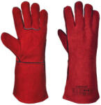 Portwest A500 - Hegesztő hosszú szárú kesztyű, piros (A500RERXL)