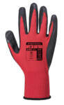 Portwest A174 - Flex Grip Latex Glove kesztyű, piros/fekete (A174R8RS)