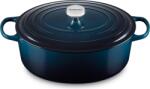 Le Creuset Vas de copt Signature ovală, 33 cm, bleumarin (21178331294475)