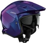 Airoh Cască de motocicletă trial Airoh Kombakt Shimmer violet-albastru lucios (AIM140-2651)
