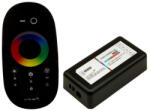 EcoLight RGB fekete színű távirányító + 1 db vezérlő 18A 216W RF EcoLight (LEDM EC20351)