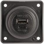 Berker 12 V beépített USB-A/USB-C aljzat