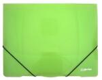 eCollection Gumis mappa E-COLLECTION A4 műanyag zöld (2-590) - tonerpiac